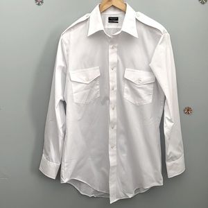 Van Heusen Aviator Shirt Size 15.5